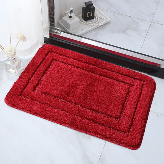 Doormat Oblong Shape Anti-slip Absorbs Moisture Foot Drying Wear-resistant Indoor Entrance Door Mat Living Room Kitchen Bathroom Entryway Carpet