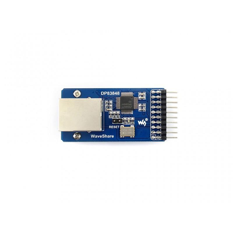 DP83848 Ethernet Board, an Accessory Board Features the Single Port 10/100 Mb/S Ethernet Physical Layer Transceiver