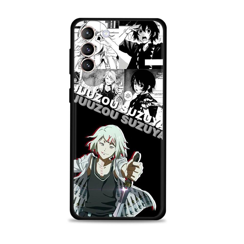 

для samsung s21 чехол Galaxy s20 fe s21 ultra s20 s22 s10 plus s22ultra Note 20ultra 10plus Чехлы Touka Kirishima Rize Kamishiro Samsung Note 10 plus