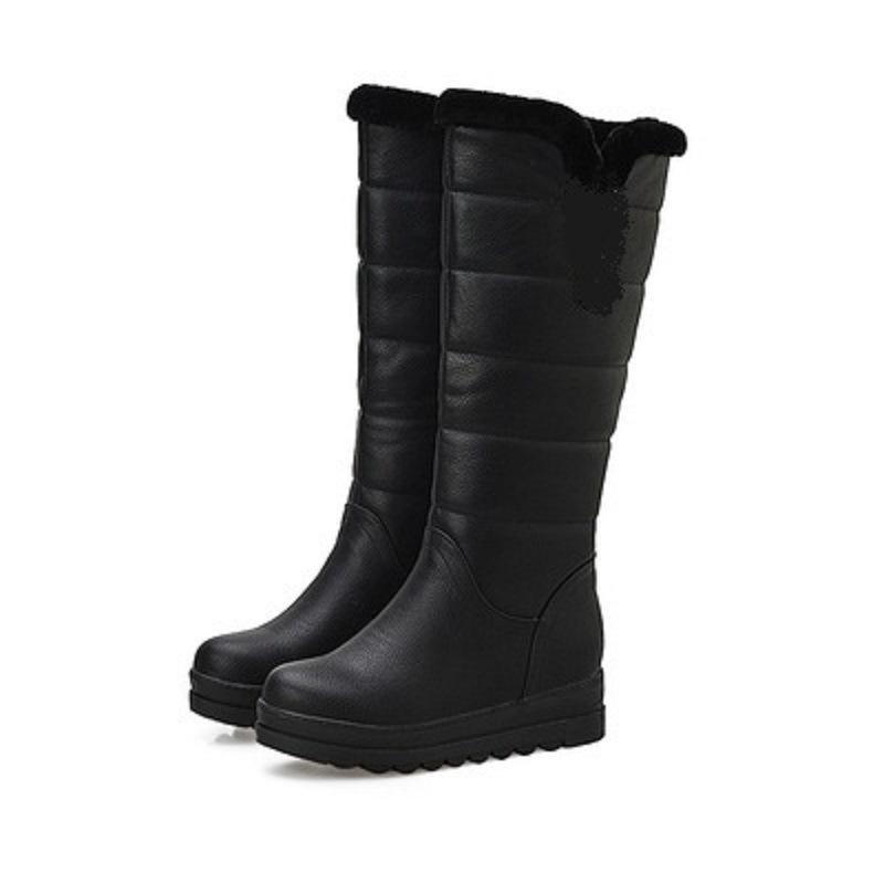 Winter Warm Thick Snow Boots Fashion Rhinestones Increase High Boots