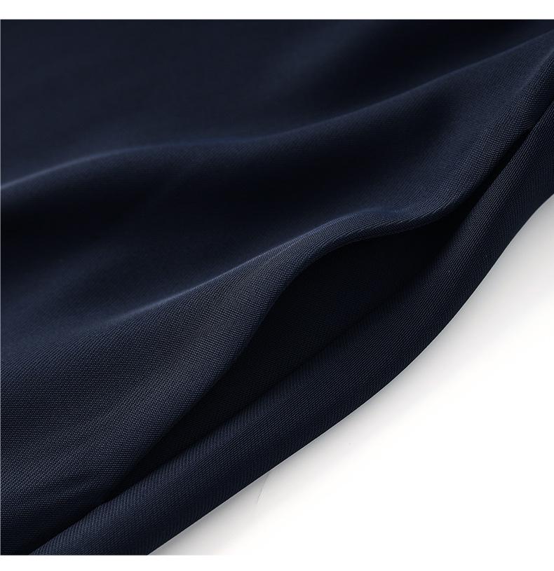 2425406-Early Autumn Waist-Slimming Dress - Women's Simple & Elegant Style