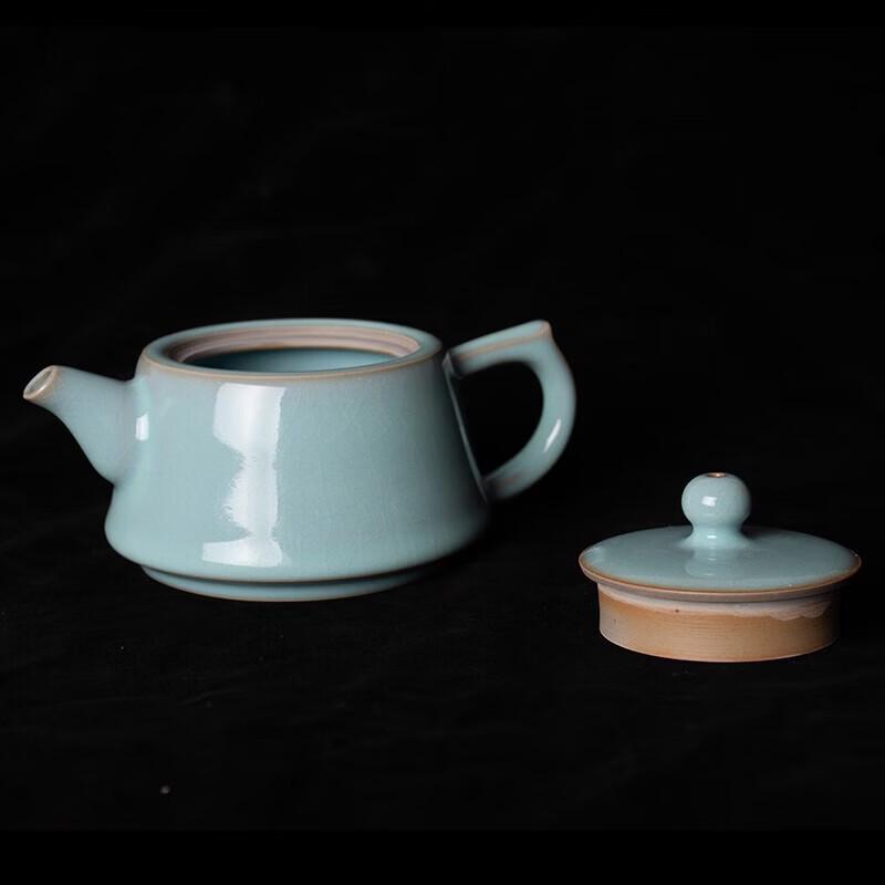 Hongbao Ru Kiln Jinglan Teapot - Handmade by Wang Zhenfang