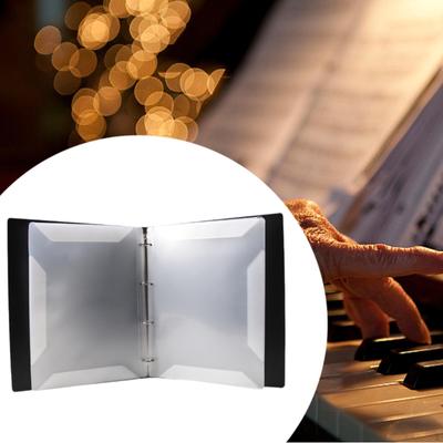 Music Folder Paper Document Storage Portable Clear Protectors Binder A4