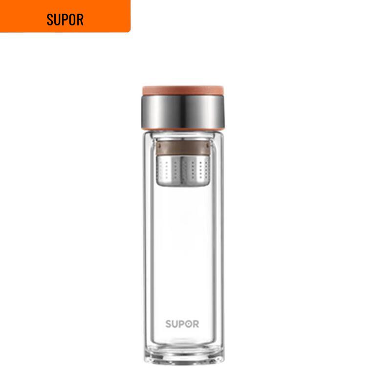 Supor Double Wall Borosilicate Glass Mug