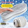 Winter Fleece Lined Extra Thick Sport Insoles - Warm, Breathable, Sweat-Absorbent Lambswool for Long Standing Comfort