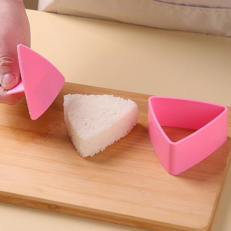 1pc Japanese-Style Triangle Rice Ball Mold Rice Presser Large Triangle Layered Rice Ball Mold DIY Sushi Nori Wrap Tool