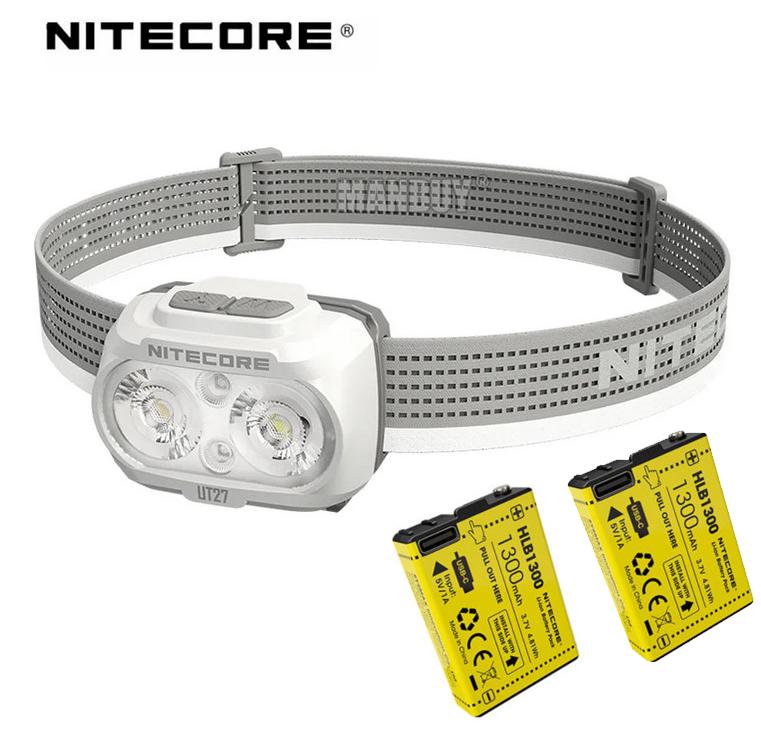 TWO battery Nitecore UT27 800 lumen