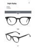 JQ1004 Tortoiseshell Retro Acetate Unisex Prescription Glasses Frame - High-End Design