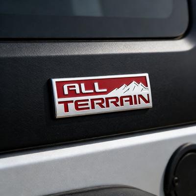 3D ALL TERRAIN Emblem Car Fender Trunk Rear Decal Badge Sticker Styling  Accessories