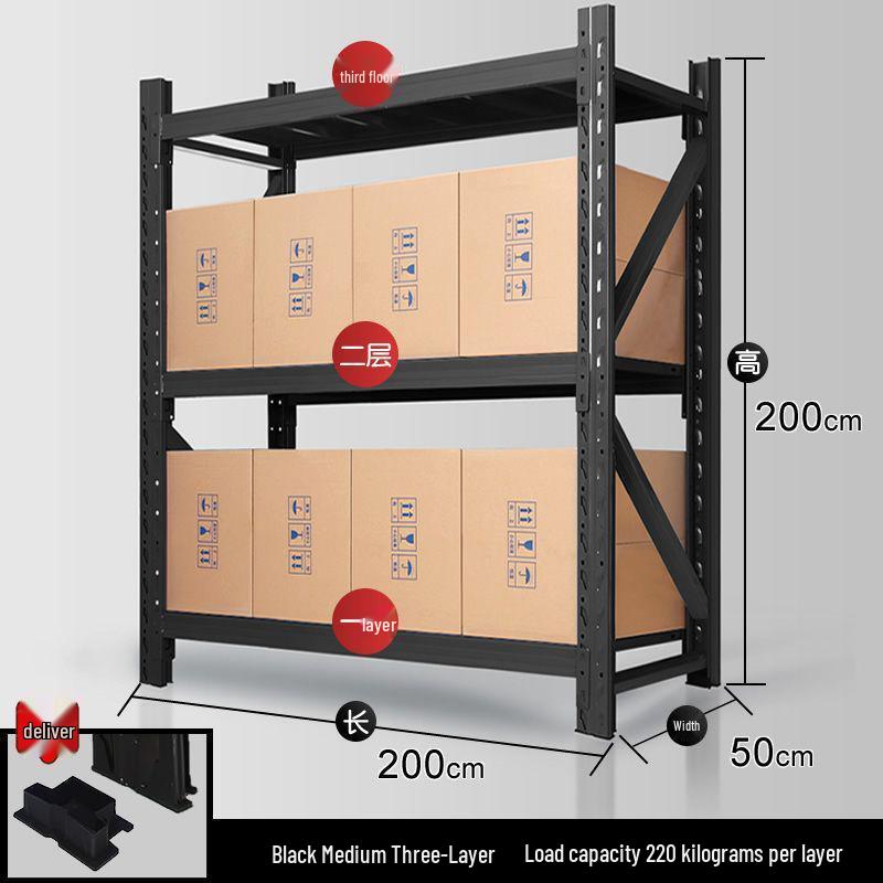 Multilayer Iron Cargo & Display Shelves for Storage