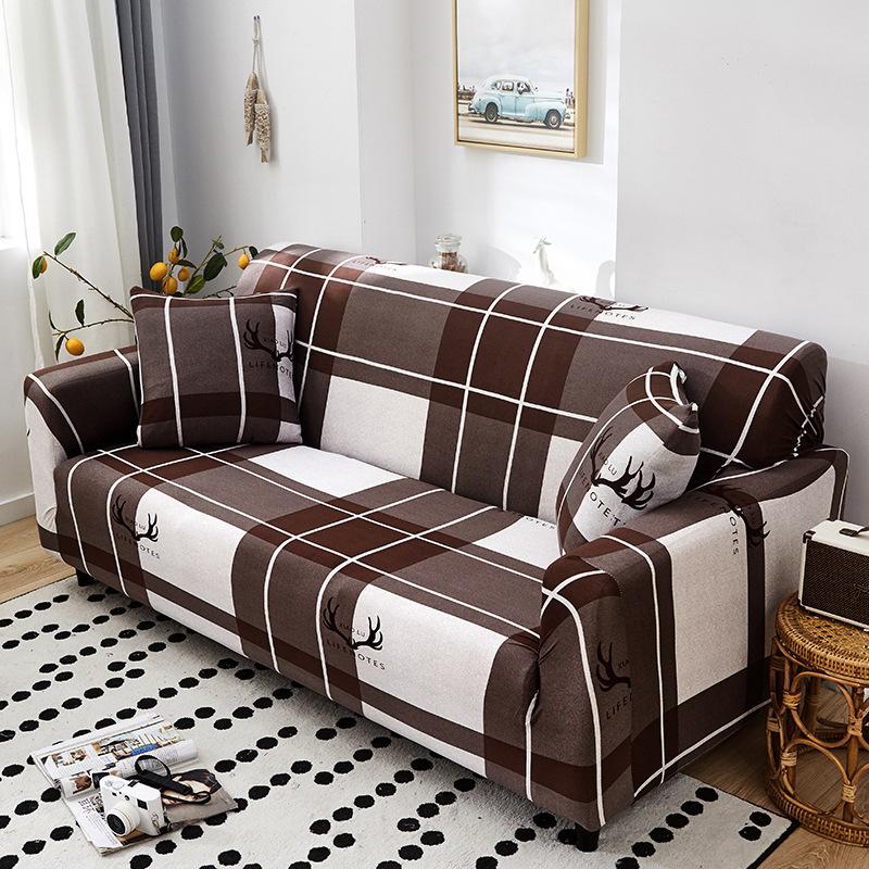 Multifunctional Knitted Stretch Sofa Cover All-Inclusive Soft Durable Washable for Living Room Furniture Protector