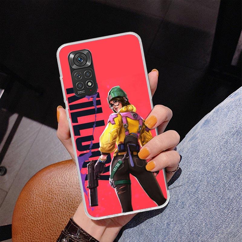 Valorant Killjoy Phone Case For Xiaomi Redmi Note 15 14 13 12S 12 11 Pro Plus 14S 11S 11E 10 10S 11T 5G Personalized Cover Redmi