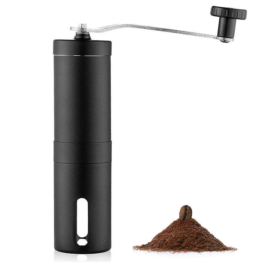 Manual Coffee Grinder Portable Hand Coffee Grinder with Adjustable Setting Conical Ceramic Burr Grinder Stainless