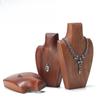 Wooden Model Jewelry Rack Jeweler Necklaces Displays Dedicated Holder Necklace Counter Display Shelf Jewellery Storage Stand