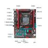 X99 LGA 2011 V3 Motherboard, Micro ATX Motherboard with RTL8111G Gigabit LAN Card, for Xeon E5 V3 V4, 4-Channel DDR4, PCIe 3.0, Dual M.2 Slots