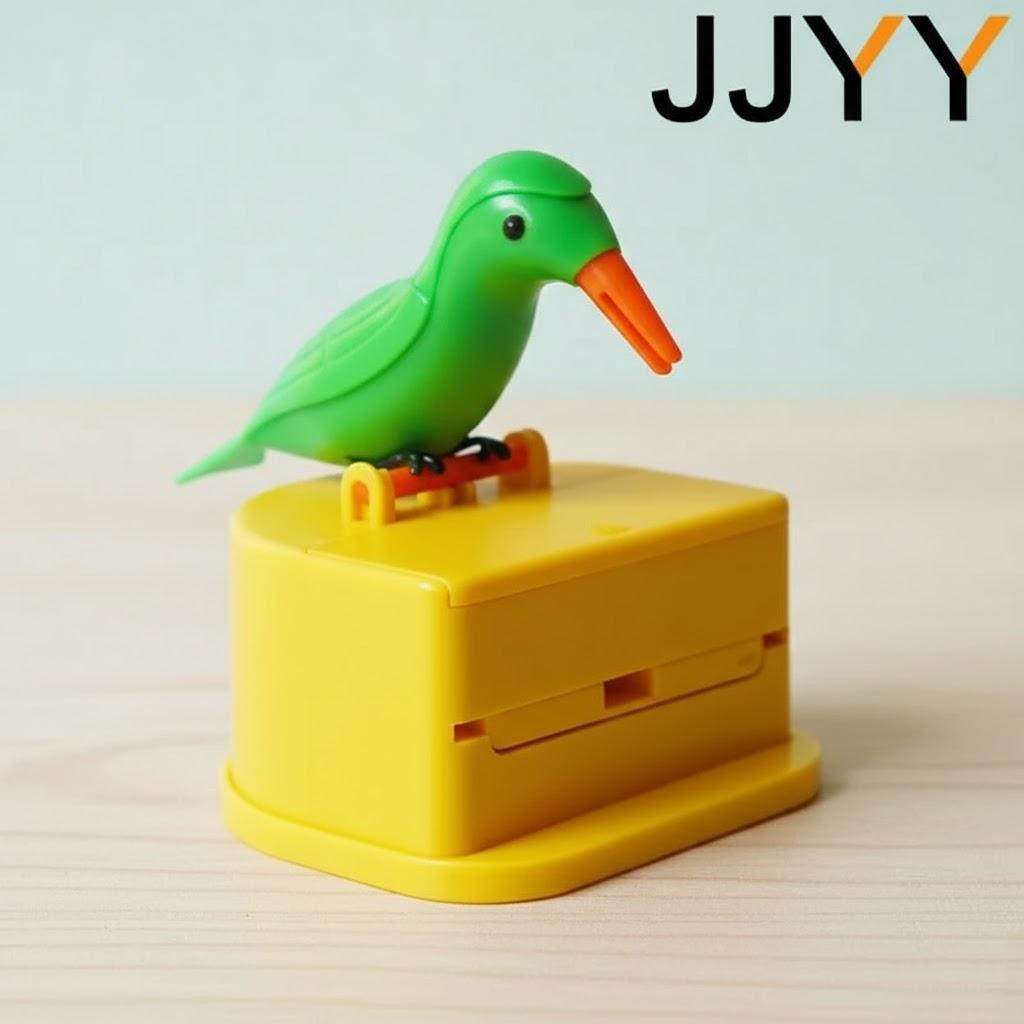 Detachable Toothpick Storage Box Automatic Push Toothpick Holder Bird Design Kitchen Table Decoration Organizer
