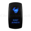 12V 20A Blue Led Car Boat Laser Rocker Switch ON OFF (ON) OFF ON OFF ON (ON) OFF ON (ON) OFF (ON) Waterproof