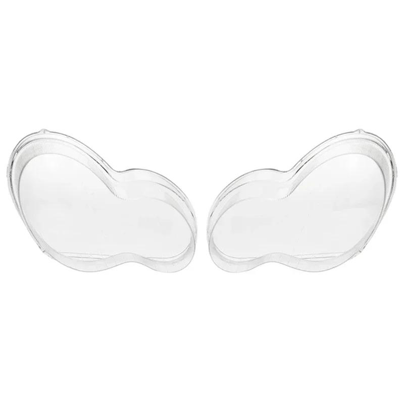 amcsvg1 1Pair Headlight Lens Cover Transparent Lampshade For Mercedes Benz C-Class W203 4 Door C180 C200 C230 C260 C280 2001-2007