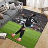 Gabriel Flannel Printed Carpet, Home Sofa Decoration for Living Room & Bedroom, Non‑Slip Play Flannel Floor Mat for Game Room