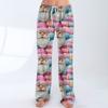 Women's Casual Fashion Christmas Printed Trousers Plush Casual Pants