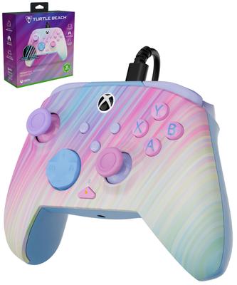Turtle Beach REMATCH ADVANCED Cotton Candy Wired Gamepad Compatible with Xbox Series PC Hair Back Control Rumble Motors Manufacturer Warranty