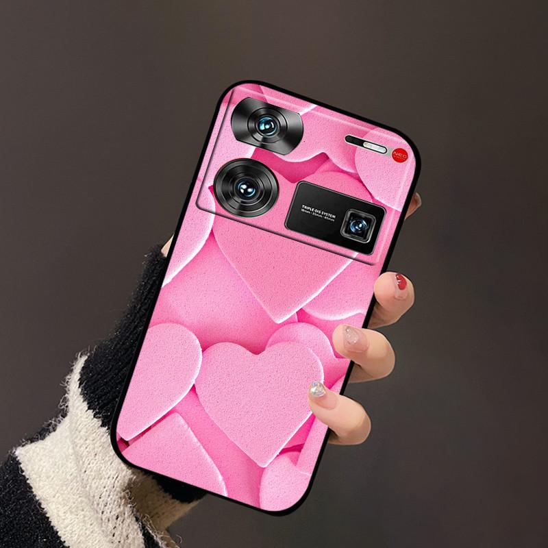 For nubia Z60 Ultra Cover Flower TPU Silicon Back Soft Case Funda For ZTE nubia Z60 Ultra Bumper Coque Z60Ultra Z 60 Ultra