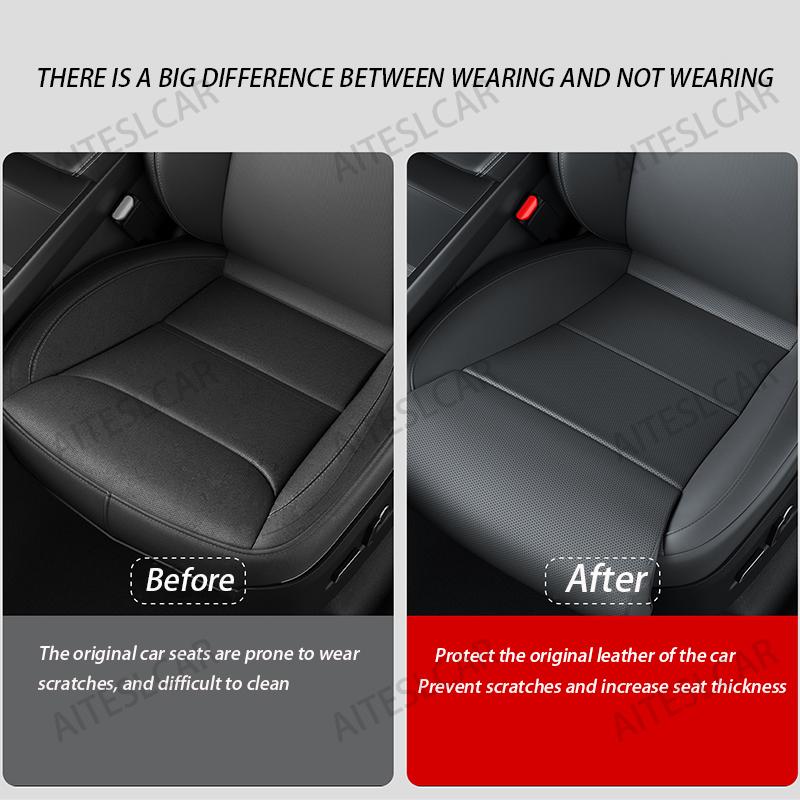 For New Tesla Model Y Juniper 2025+ Leg Support Extension Seat Cover Memory Foam Extender Cushion Car Interior Accessories