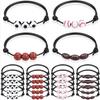 20 Pcs Sports Party Favors Bracelets,Soccer Basketball Football Baseball Bead Ball Bracelets Inspirational Wristbands Sport Gift