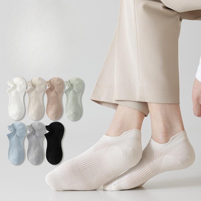 

Sports Socks, Men s Boat Socks, Boneless Socks, Summer Thin Short Socks, Running and Basketball Socks, Deodorizing, Sweat-absorbing and Breathable 1 pair білий