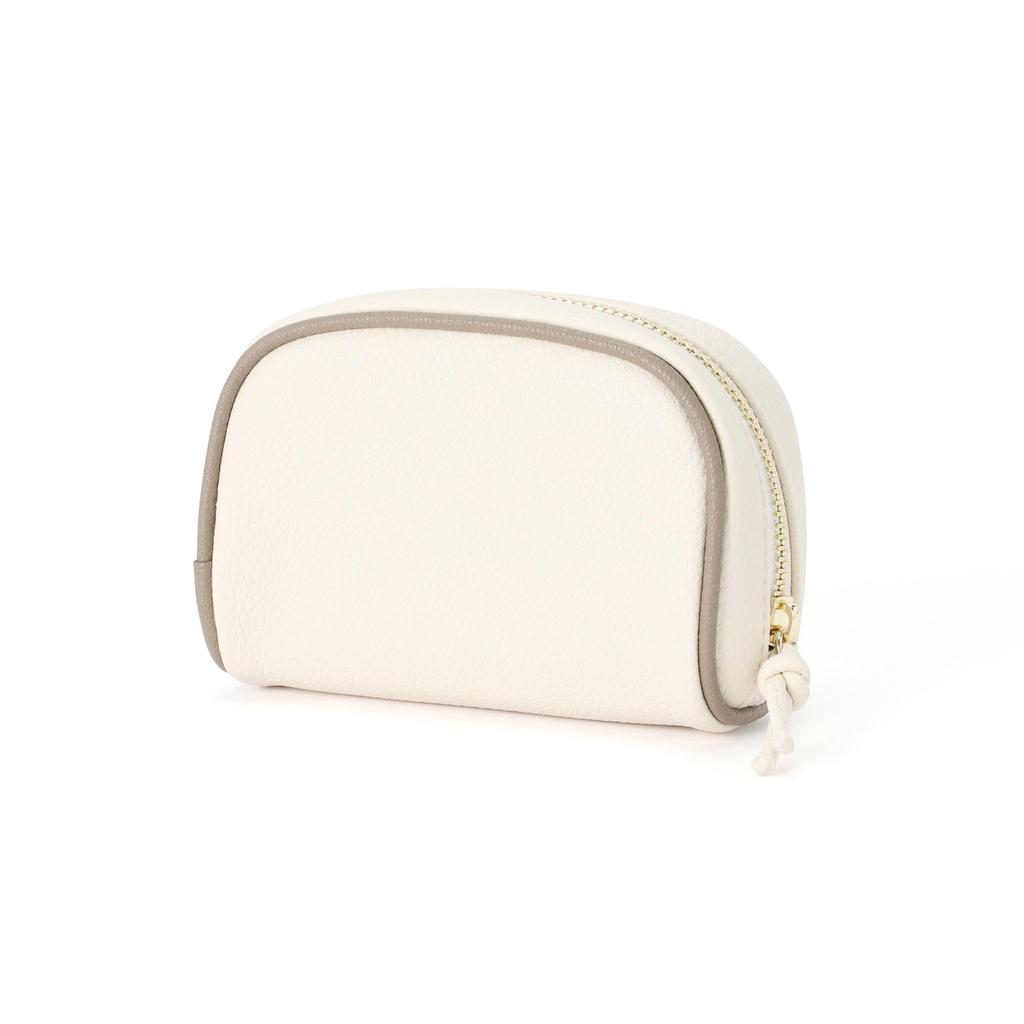 Francfranc Bicolor Pouch XS Ivory