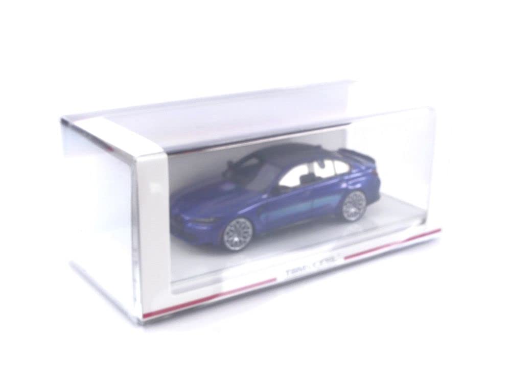 TrueScale Miniatures TSM MODEL 143 BMW M3 Competition (G80) Portimao Blue Metallic Finished Product TSM430557