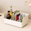 Clear Plastic Food Storage Organizer Large Capacity Spice Storage Box  Snack Storage