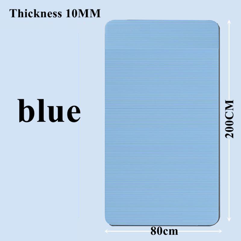 200/185×80/90Cmyoga Mat Travel Fitness Exercise 10Mm Thicknesses For Yoga Pilates Floor Workouts Thicken Widen Moisture-Proof