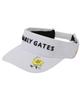 [PEARLY GATES] Unisex Sun Visor (BIO Name, Size Adjustable)  Golf Hat  053-5187502 030White FR
