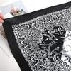 Unisex Hip Hop Women Men Bandana Scarf Punk Square Bandanas Headwear Fashion Bohemian Head Scarf Headbands Hair Accessories