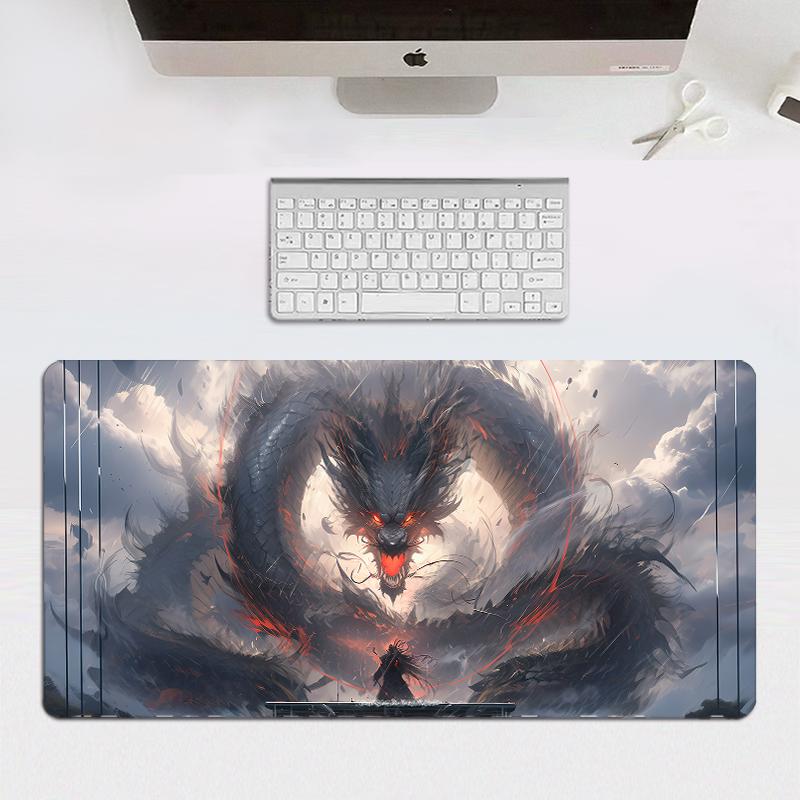 Großes chinesisches Drachendesign Mauspads MM Anime-Landschaft Schreibtischunterlage Tablet-Spiel Büro Mini-PC für Laptop Gaming-Mauspad