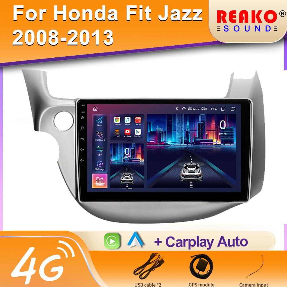 Android Auto Car Radio for HONDA FIT JAZZ 2007-2014 Multimedia Player 4G DSP Carplay 2din Head Unit Touch Screen SWC RDS BT