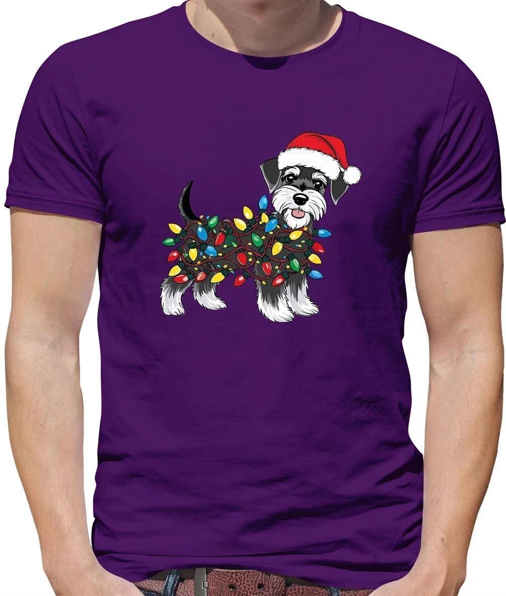 Miniature Schnauzer Christmas Dog - Mens - Cute Love Pet S