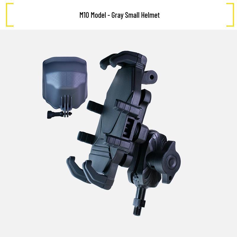 Shockproof Motorcycle Phone Holder with Anti-theft and Charging Features