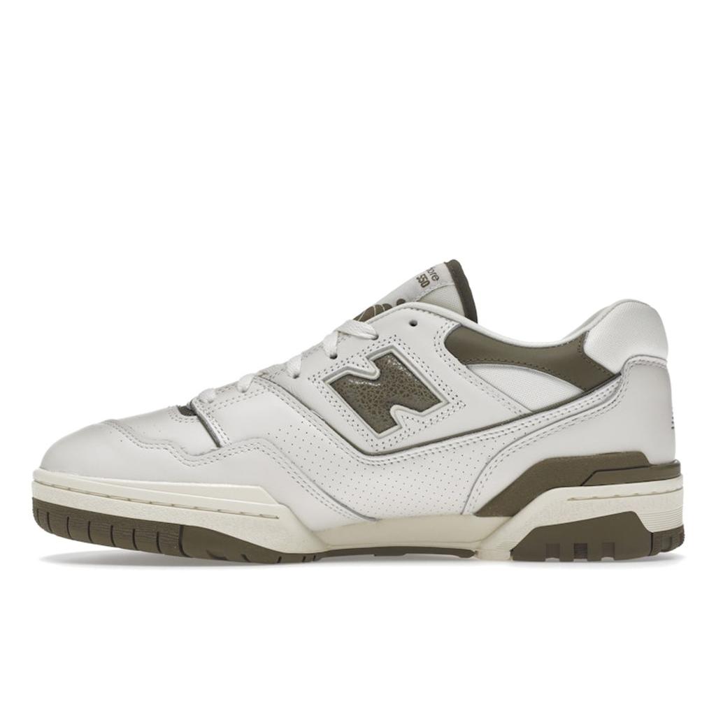 Aimé Leon Dore X New Balance 550 Olive Unisex Sneakers White BB550AD1