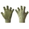 1 Pair Women Warm Half Finger Glove Non-slip Yoga Gloves Sport Outdoor Cycling Fishing Workout Mittens