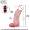 ORALSX Kleine Größe Penisverlängerer 5 Zoll Gliedmanschette Wiederverwendbare Kondom Hohl Dildo Silikon Penisverlängerer für Männer Kleiner Penis