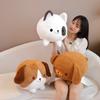 New Arrive Kawaii Anime Simulation Chubby Dog Plush Toys Stuffed Lifelike Dog Doll Nice Gifts Home Car Decoration