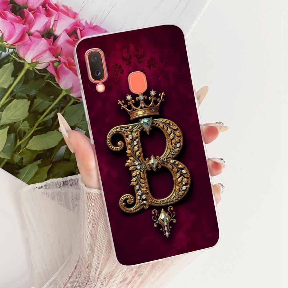 For Samsung Galaxy A20e Case SM-A202F Cute Crown Letters Cover Soft Slim Phone Case For Samsung A20 A 20e 20 S Galaxy A20s Shell