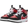 Jordan Preschool Air Jordan 1 Mid RM EasyOn Shoes Black White Red FQ1282-006