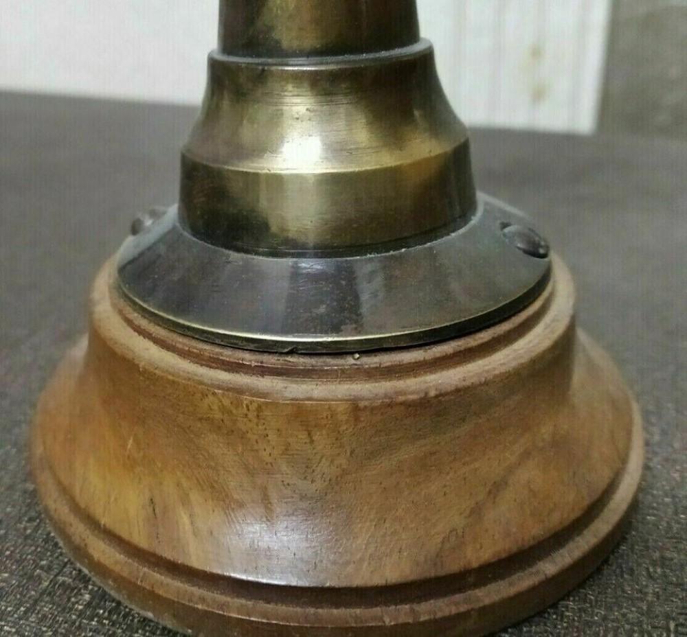 Mässing 7" Telegraf Antik Skepp Maskinrumstelegraf Marin Fungerande Nautisk