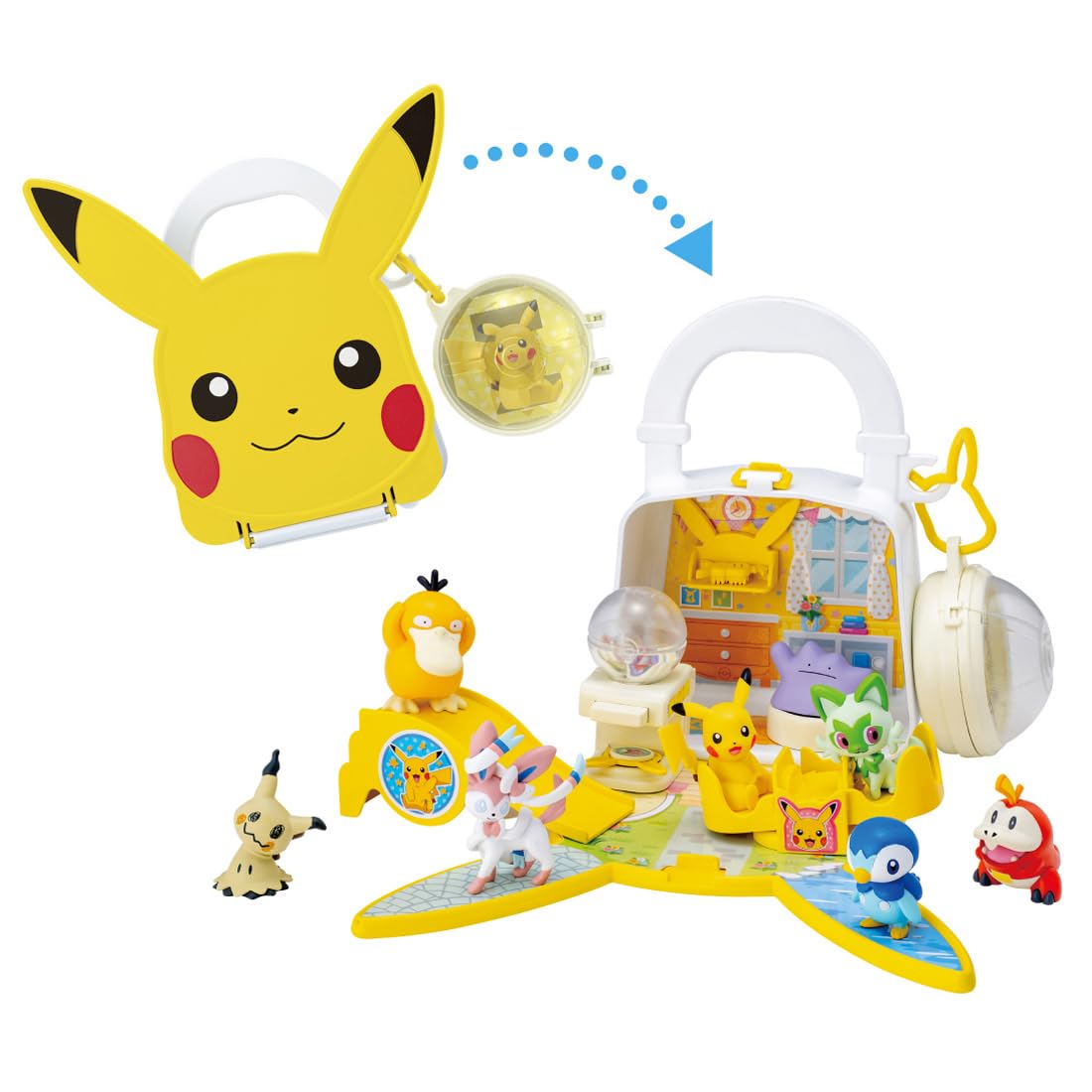 TAKARA TOMY Pokemon Moncolle Friendly Room Bag Pikachu