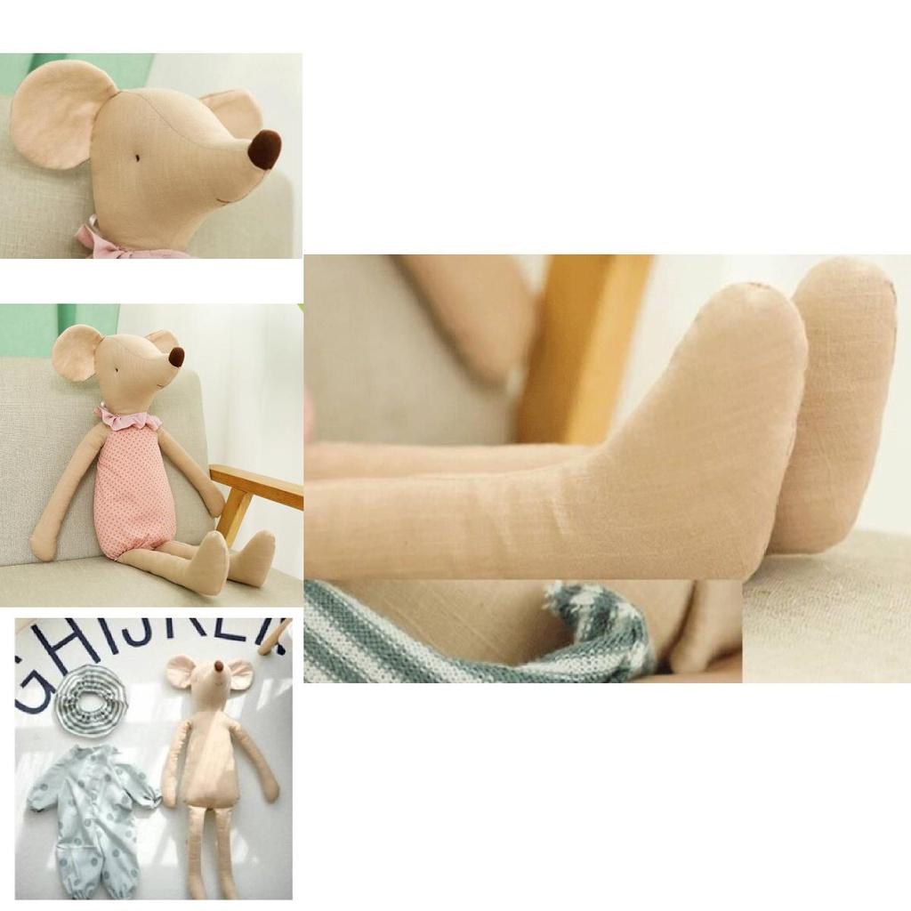 Xinlai Direct Sale Ins Dressing Couple Plush Toy Cute Belly Mouse Doll Girly Mouse Doll