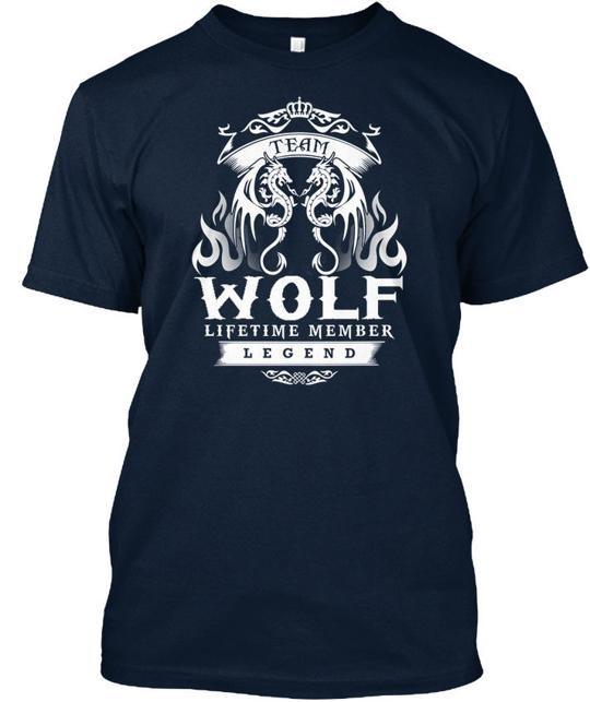 

Team Wolf Lifetime Member Legend - Premium T-Shirt Made in USA S to 5XL L