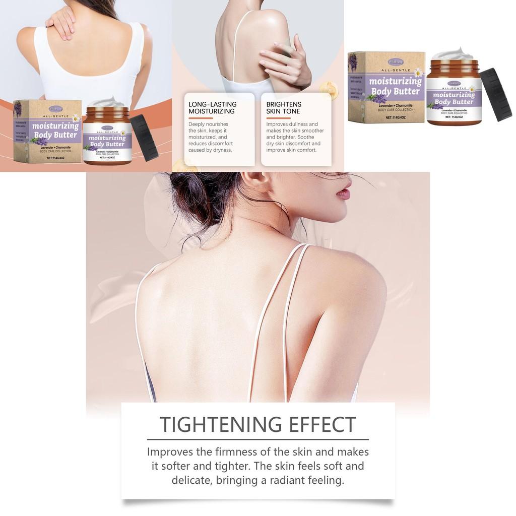 Woodsleep Lavender Chamomile Body Butter Cream Deep Hydrating Moisturizer For Skin